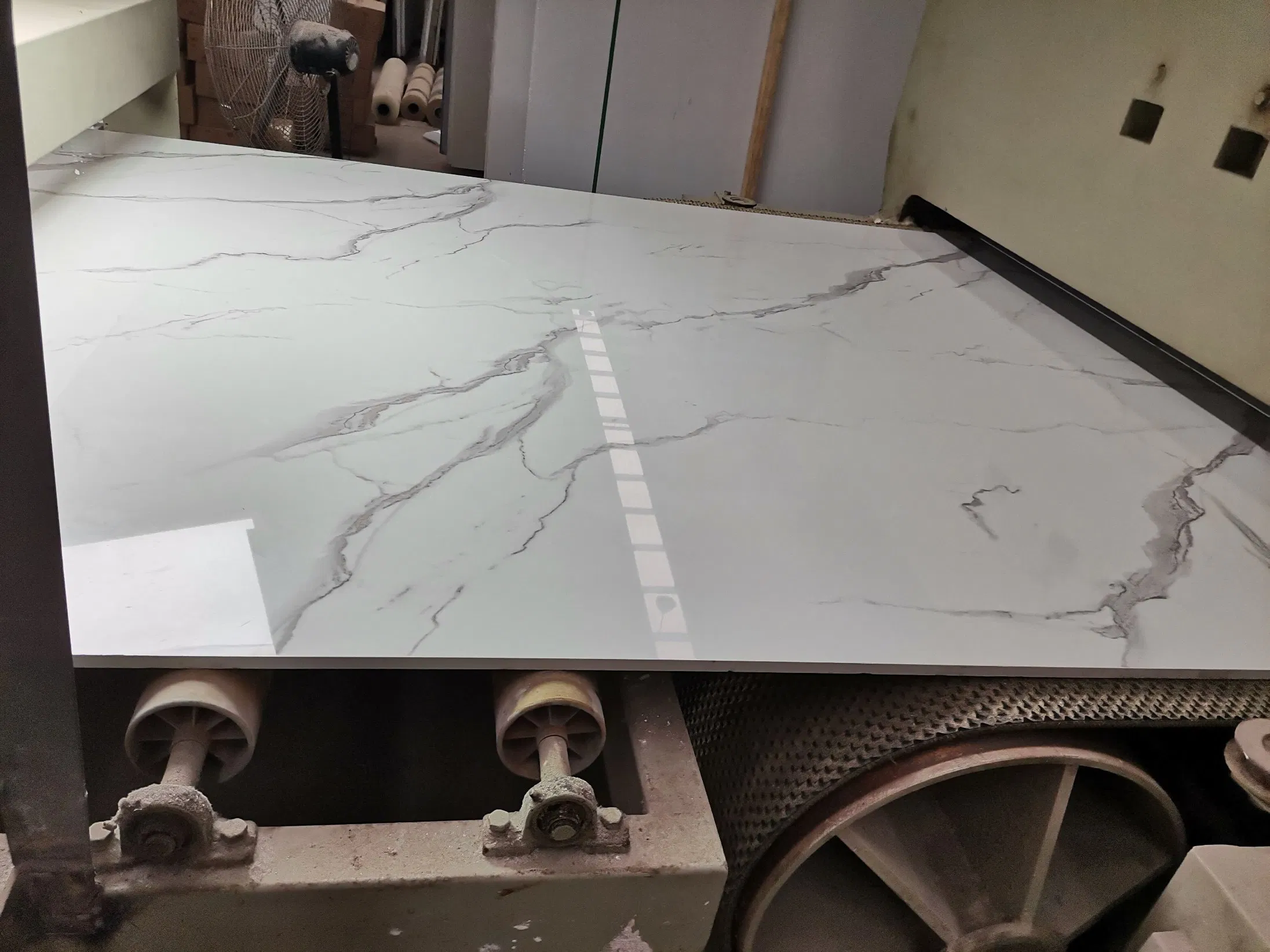 Elegant Veined Black Marble Slabs for Kitchen Countertops 96"X26"