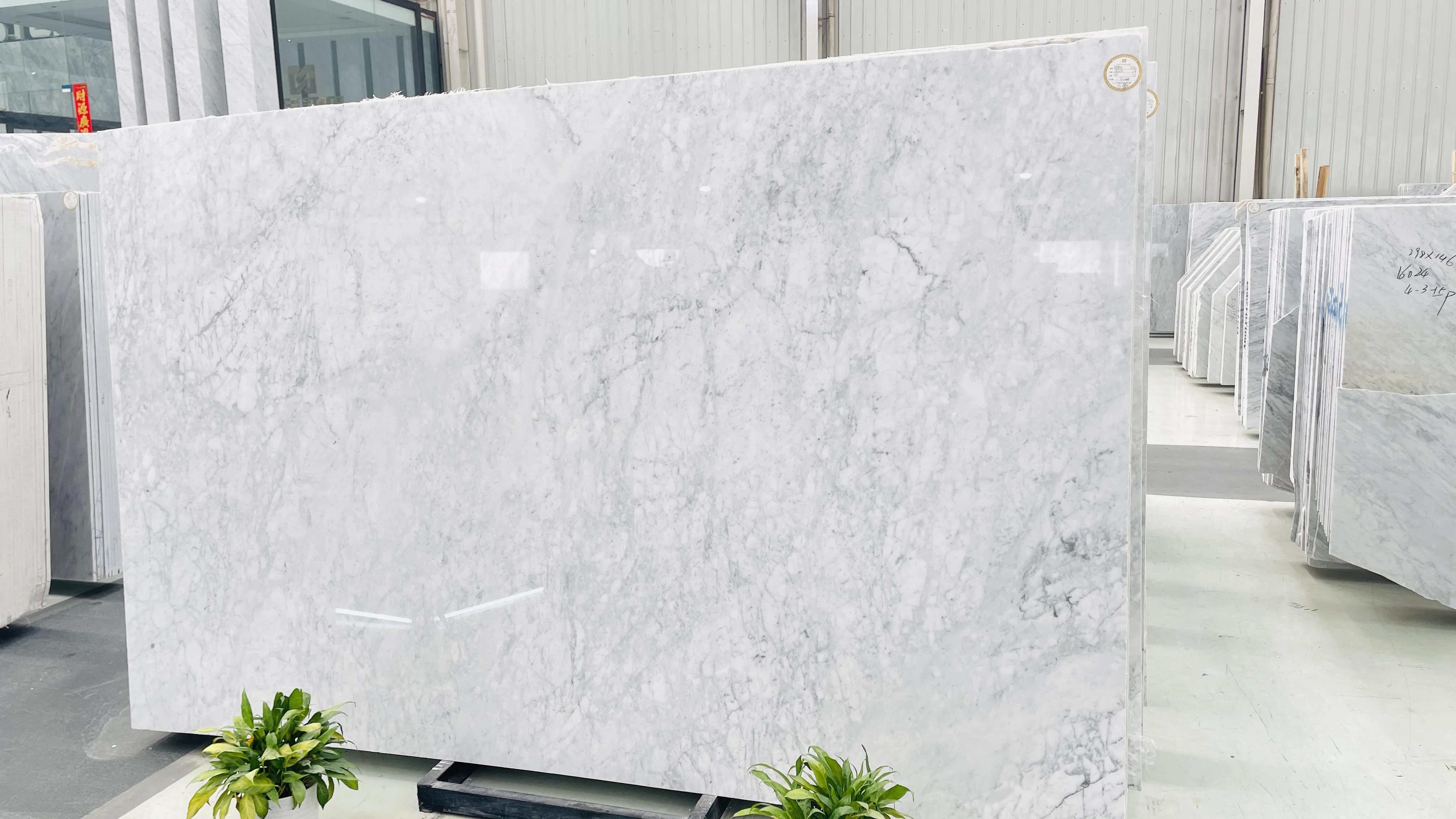 Low Mog 60*60cmultra Thin Carrara Grey Flexible Marble Tile Decorative Natural Marble Slab Tile for Wall Panel