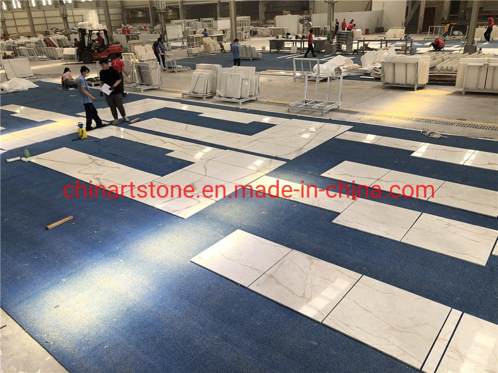 New Bianco Calacatta/ Carrara/ Statuario White Marble for Slabs and Tiles