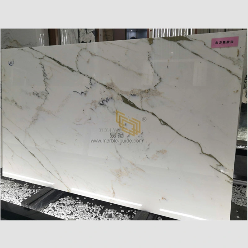 Natural Chinese Calacatta/Carrara Gold/White Marble Slabs for Kitchen/Bathroom/Countertop Floor/Wall Tiles