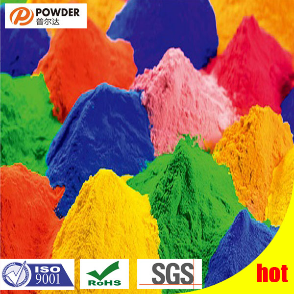 Black All Ral Environment Friendly Decorative Polyester Powder Paint Electrostatic Powder Coating