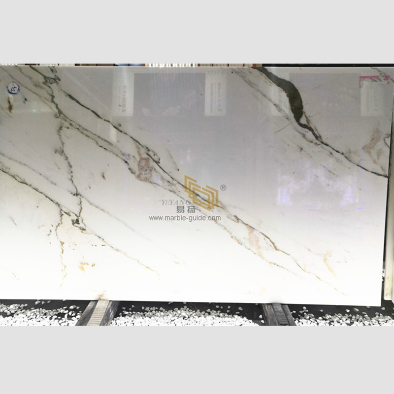 Natural Chinese Calacatta/Carrara Gold/White Marble Slabs for Kitchen/Bathroom/Countertop Floor/Wall Tiles