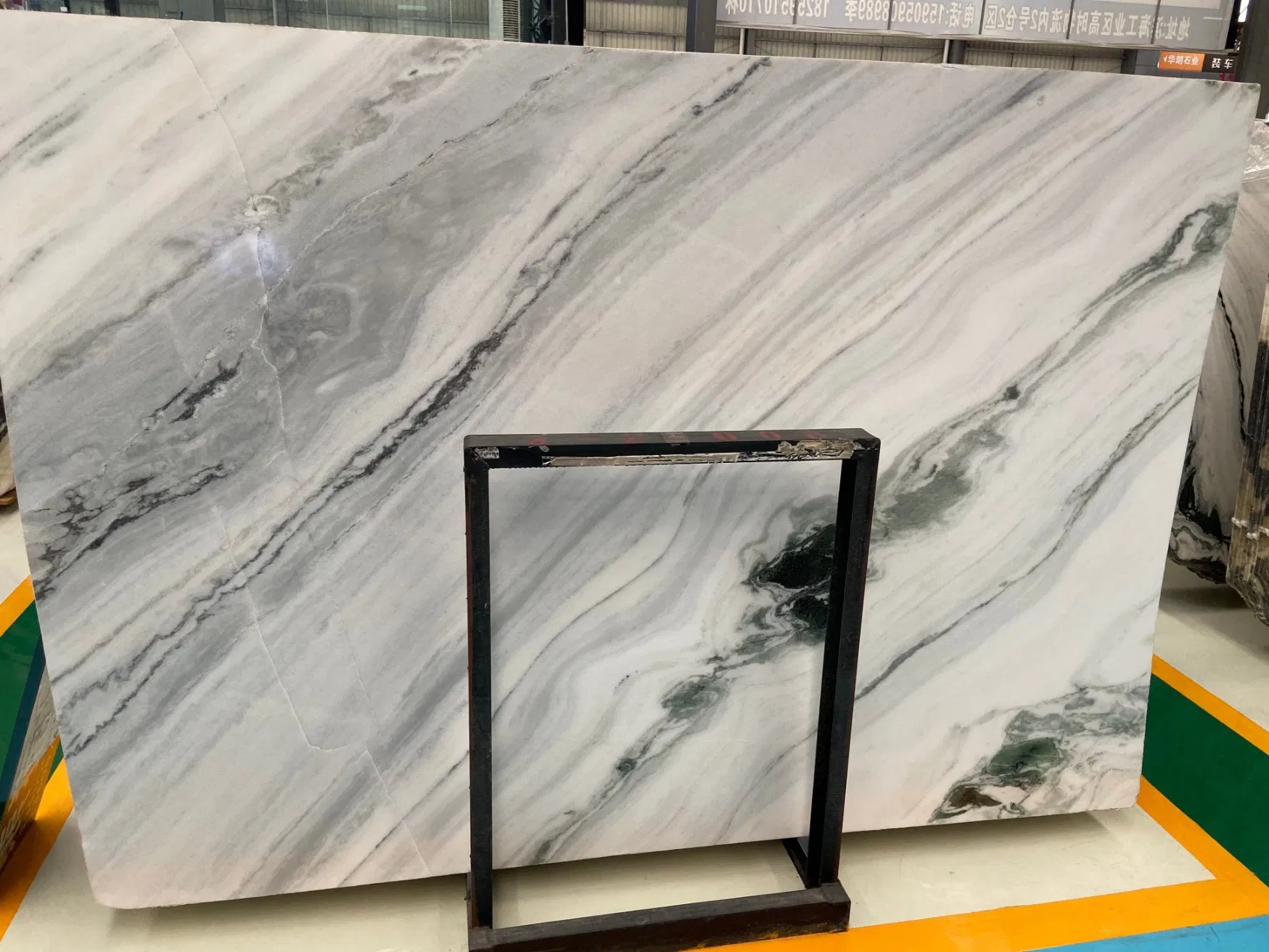 Natural Building Material Panda White Marble Bookmatch for Luxury Special Designs