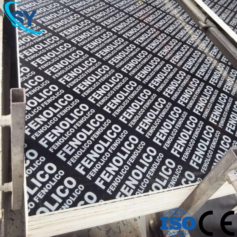4*8FT 1220*2440mm Formwork Concrete Plywood Biz Standard Shuttering Plywood Phenolic Glue 2 Times Hot Pressed Black/Green Film Faced Plywood for Construction