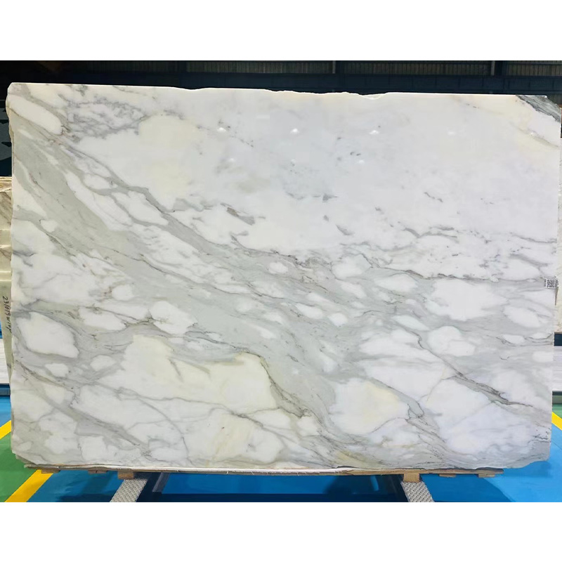 Natural Stone Polished/Honed Oriental Calacatta White/Grey/Gold Marble for Floor/Wall Slabs/Tiles/Countertops/Stairs/Sills/Column/Mosaic Interiors Decoration