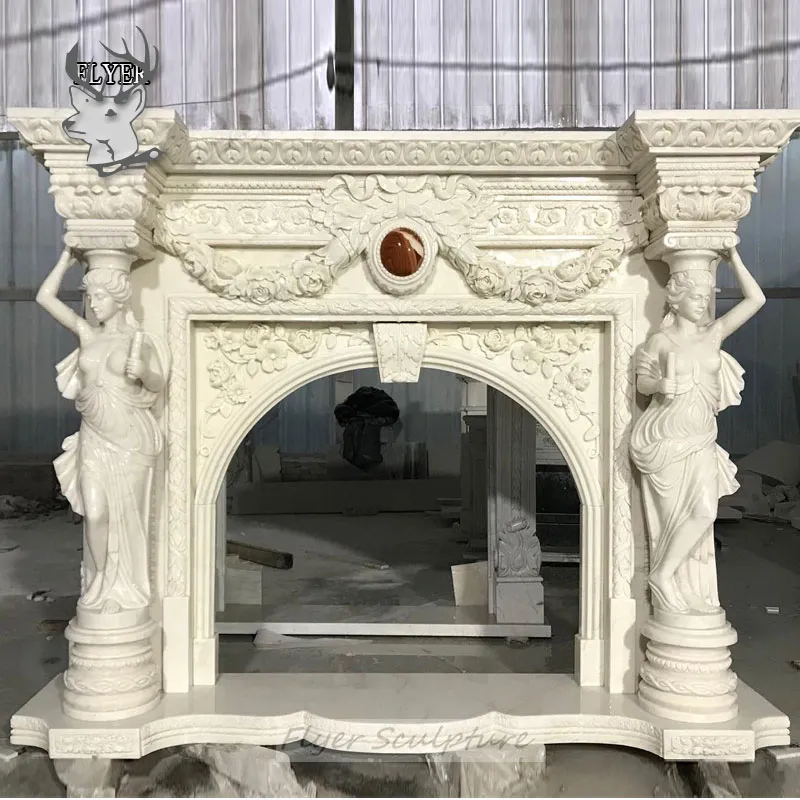 Custom Stone Fireplace Surround