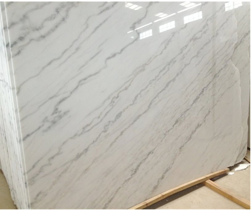Guangxi White Marble Bookmatch Slabs China Bianco Carrara Marble