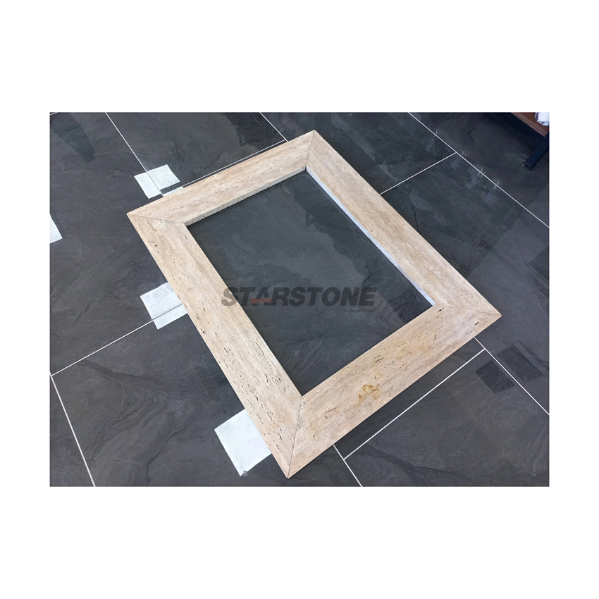 Starstone Modern Design Travertine Fireplace High Quality Marble Fireplace Mantel