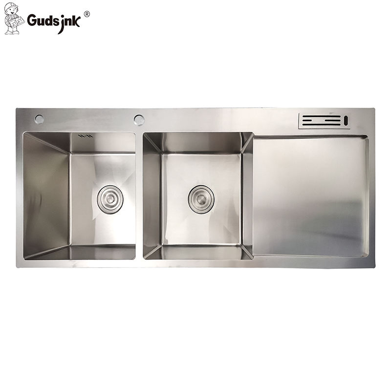 Gudsink Fregadero Black Handmade Single 5050 Kitchen Sink Basin Stainless Steel Sinks