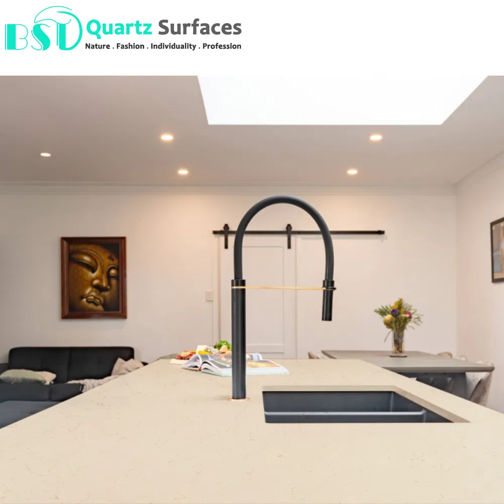 Artificial Marble Floor Tile Polished Quartz Stone Slabs