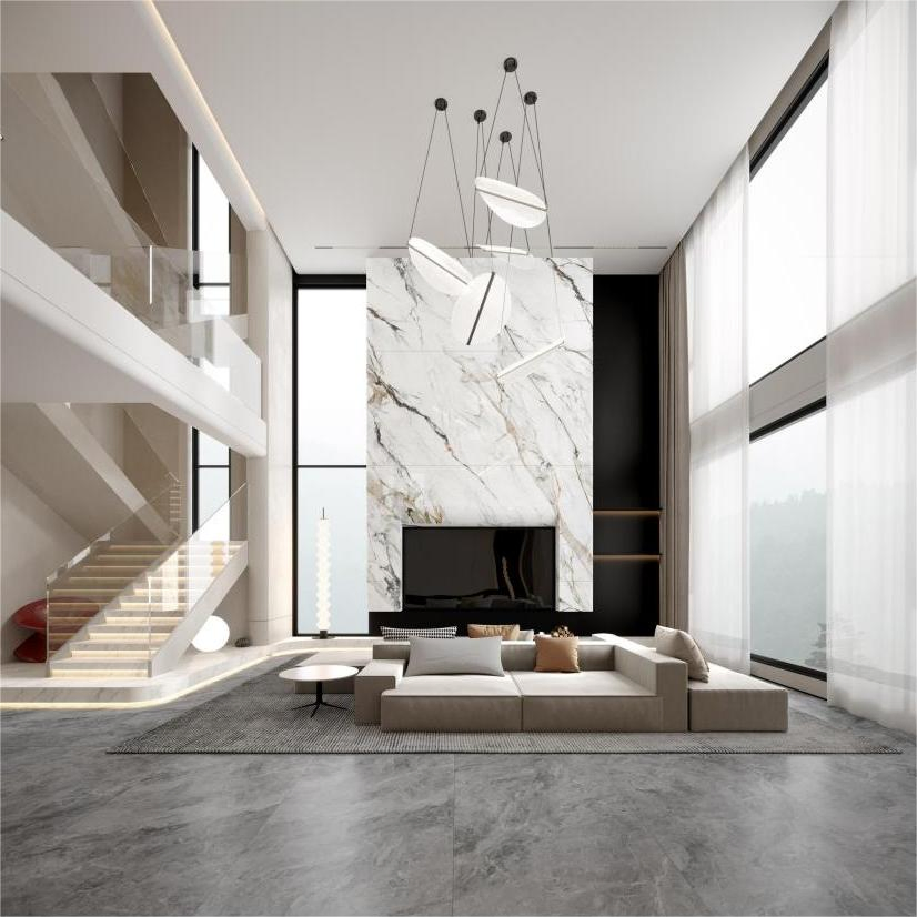 Tile Sintered Stone Sheet 1200X2600mm Floor Slabs Extra Large Format Thin Porcelain Tiles Green Marble Sinter Stone Slab