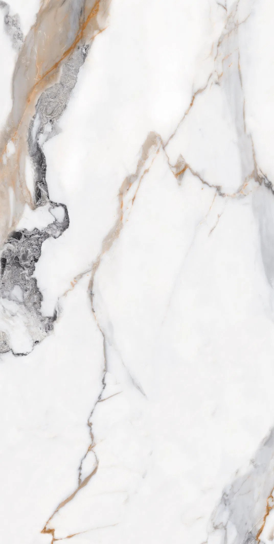 Calacatta Gold Marble Modern Home Design Kitchen Bathroom Living Room Glazed Polished Outdoor Wall Porcelain Floor Glazed Polished Ceramic Porcelanato Tile