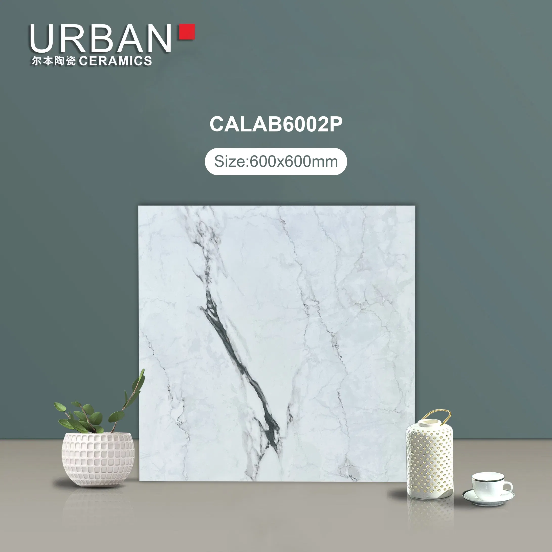 Foshan Good Quality 600X600mm Vitrified Full Glazed Polished Porcelain Marble Floor Wall Tile