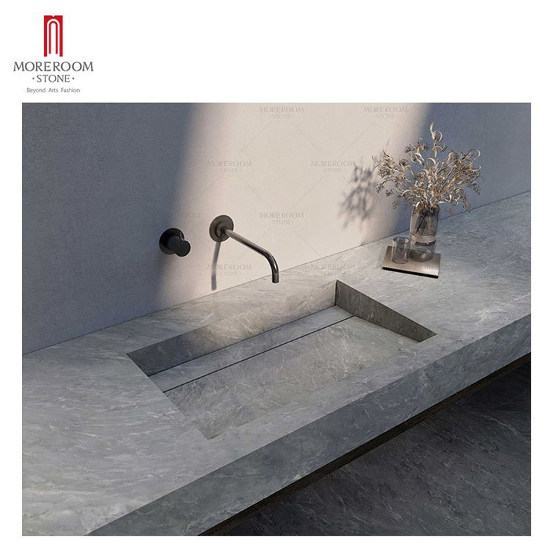 Large Format Gray Series Marble Tiles Sintered Stone for Wall Floor Countertop