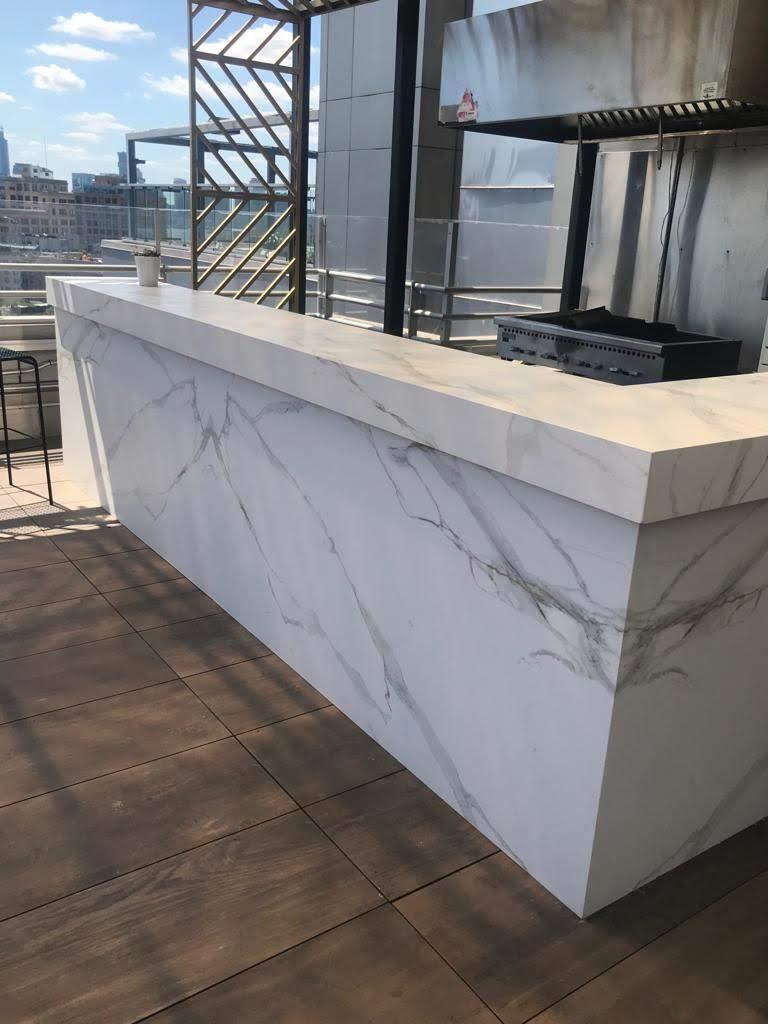 Natural Stone Calacatta/Arabescato/Ariston/Carrara White Marble Kitchen Countertop