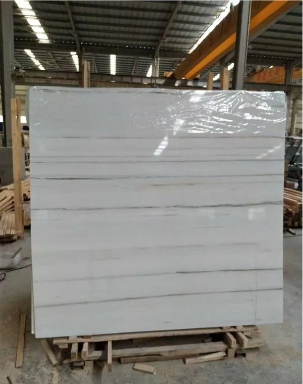 Straight White Marble