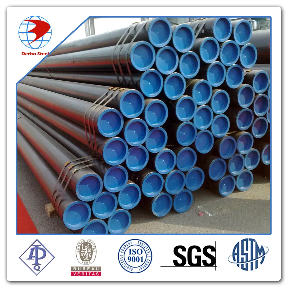 A53 A106 Gr. B Carbon Steel Seamless Welded Black Painting Steel Pipe