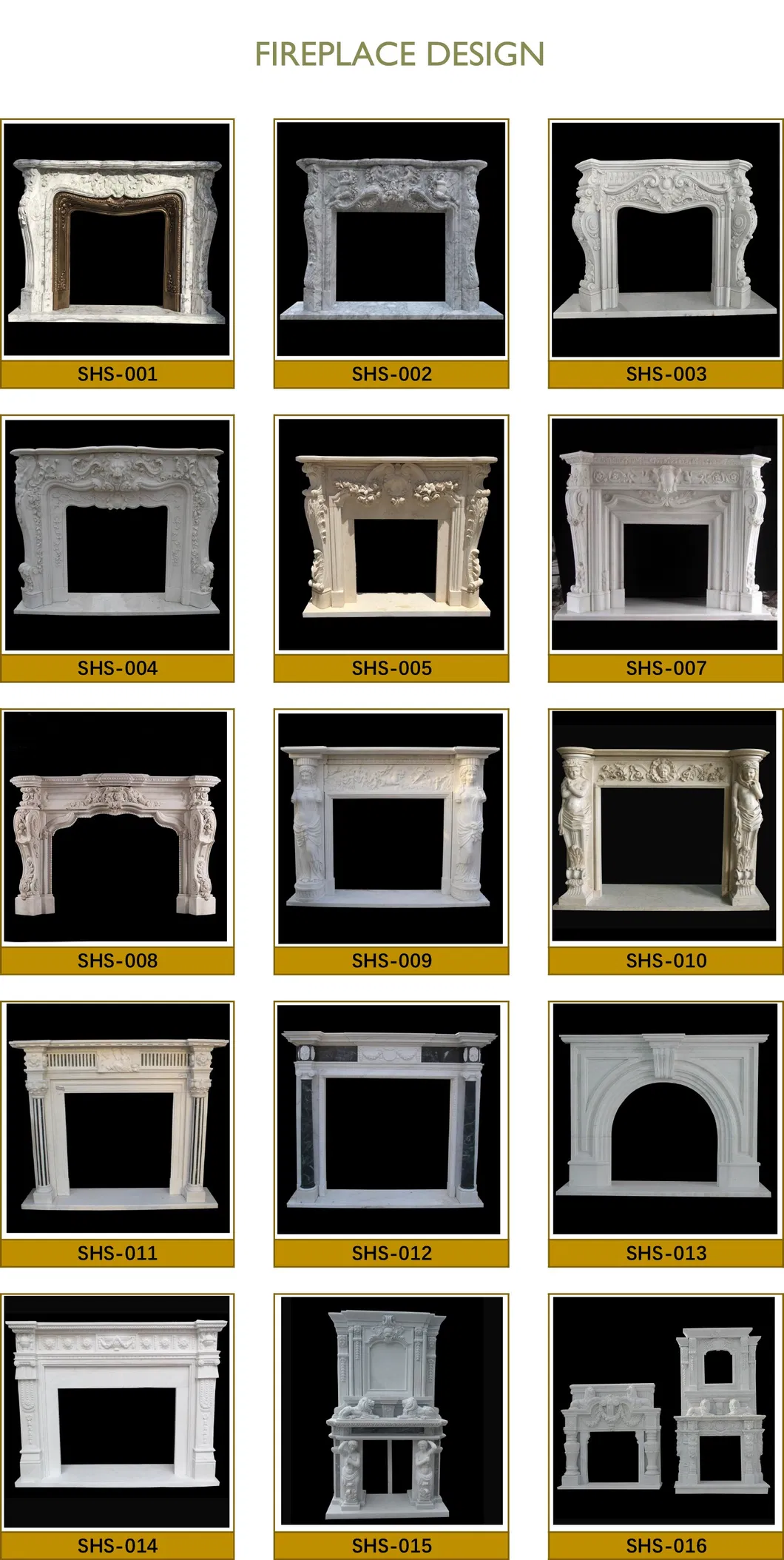 Various Fireplace Designs