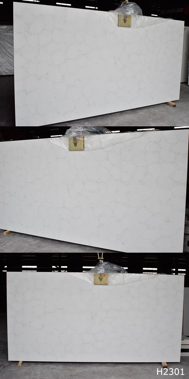 Circlur Carrara Veins Artificial Marble Quartz Stone Slabs