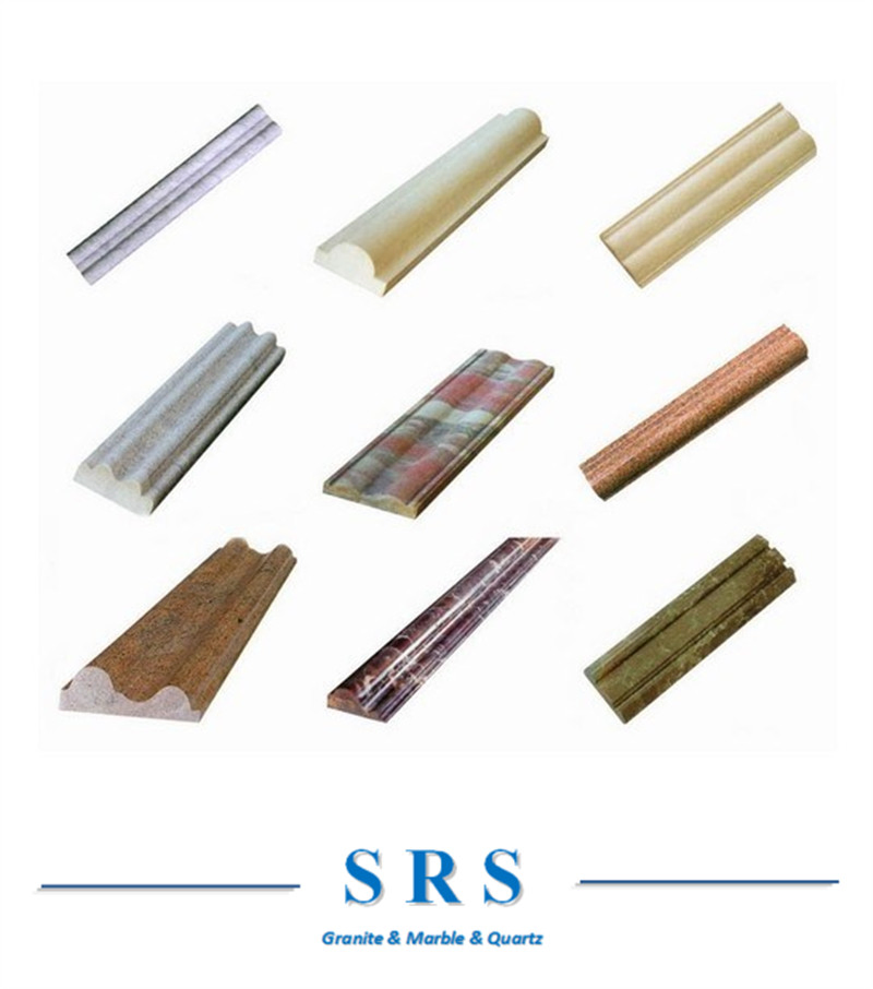 Customize Natural Granite &amp; Marble Wall Skirting for Bathroom