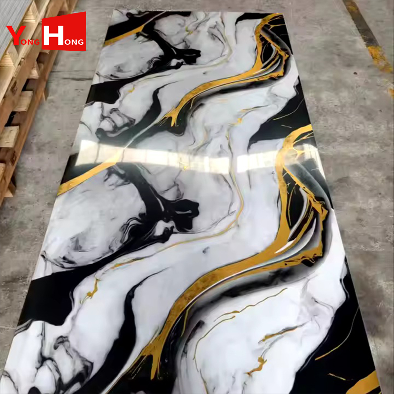 4*8 FT Pies Wholesale 3D Home Decoration Interior/Exterior Decorative Bamboo Wood Plastic Sheet PVC/UV/Spc Marble Wall Panel