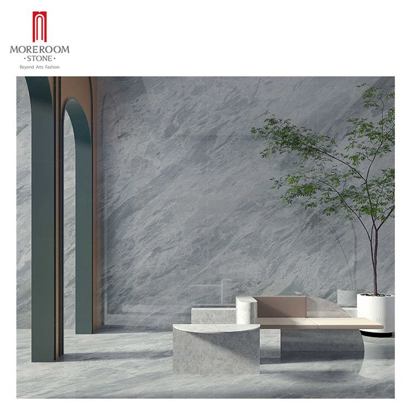 Large Format Gray Series Marble Tiles Sintered Stone for Wall Floor Countertop