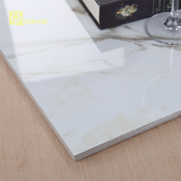 Wall White Glazed Polished Porcelain Tiles Marble Ceramic Floor Tile From China