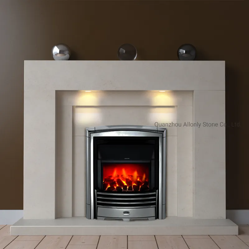 Modern Simple Style Fireplace