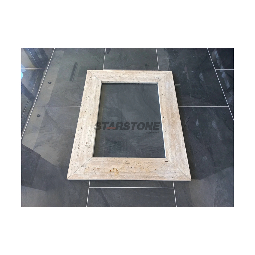 Starstone Modern Design Travertine Fireplace High Quality Marble Fireplace Mantel