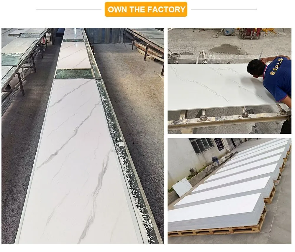 Premium White Engineered Stone Slab with Stylish Veining Patterns