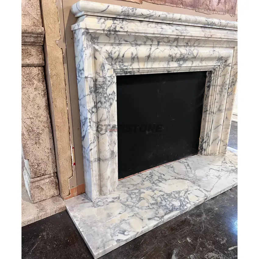 Modern Marble Mantel
