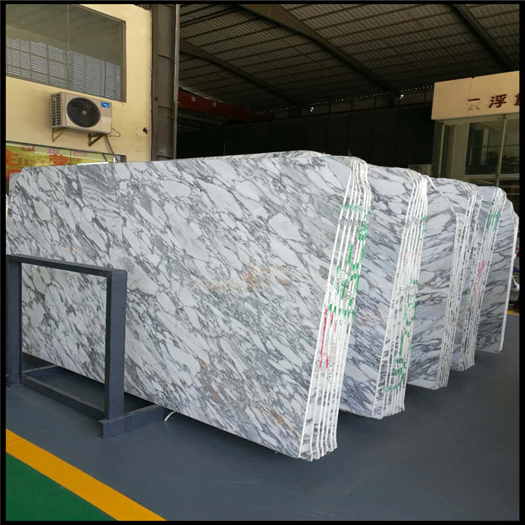 Italian Marble Floor Design Aristons/Carrara/Statuario/Oriental/Thassos/Arabescato/Calacatta Price White Marble Slab for Countertop/Bathroom/Flooring