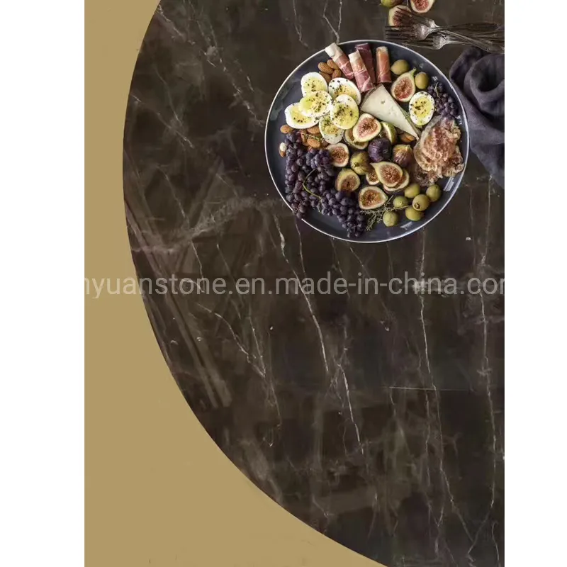Elegant Brown Marble Slab 3