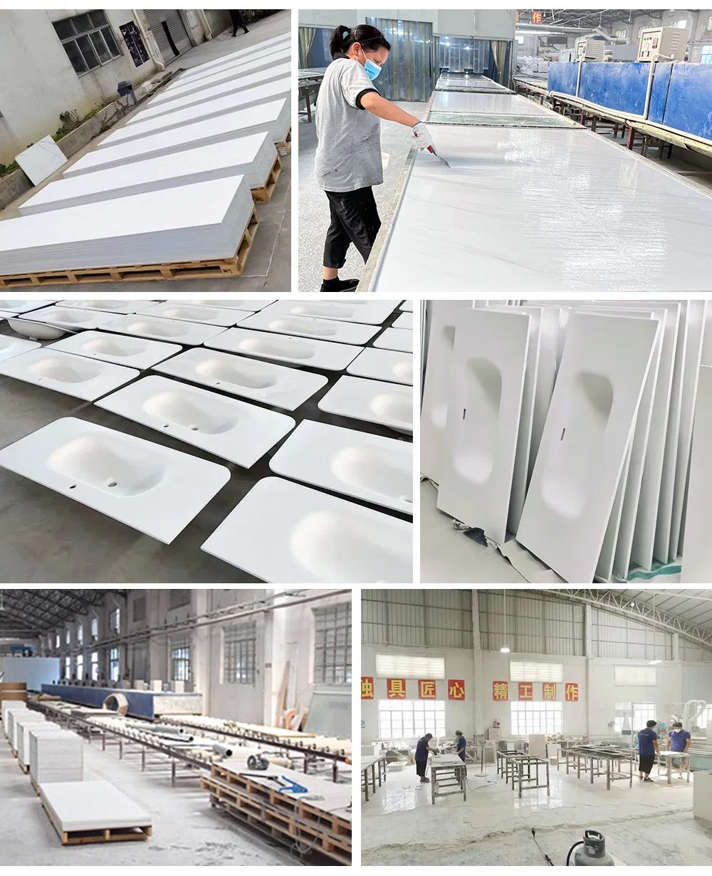 Premium White Engineered Stone Slab with Stylish Veining Patterns