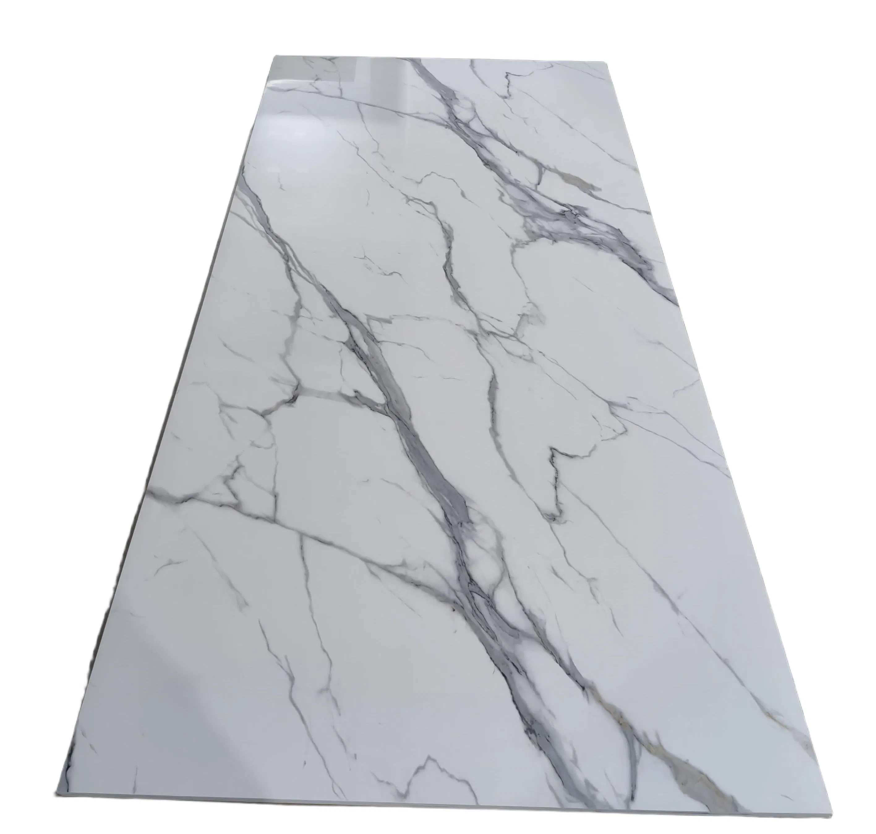 Waterproof UV Marble Sheet with High Glossy Scratch Resistant PVC Wall Panel