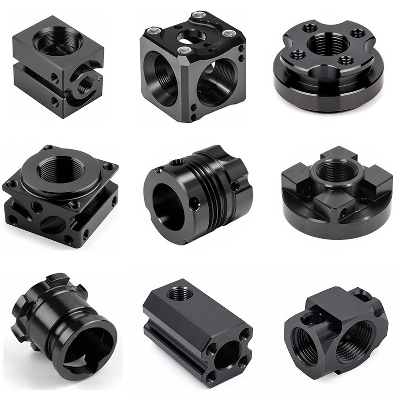 3/4/5/6 Axis Milling Turning CNC Machining Part with Tolerance 0.002mm Processing Machinery Parts Aluminum Stainless Steel Brass Industrial Equipment Components