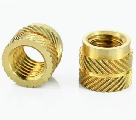 China Customed OEM Mass Production CNC Machined Threaded Insert Nut Brass Insert Nut Screw Inserts