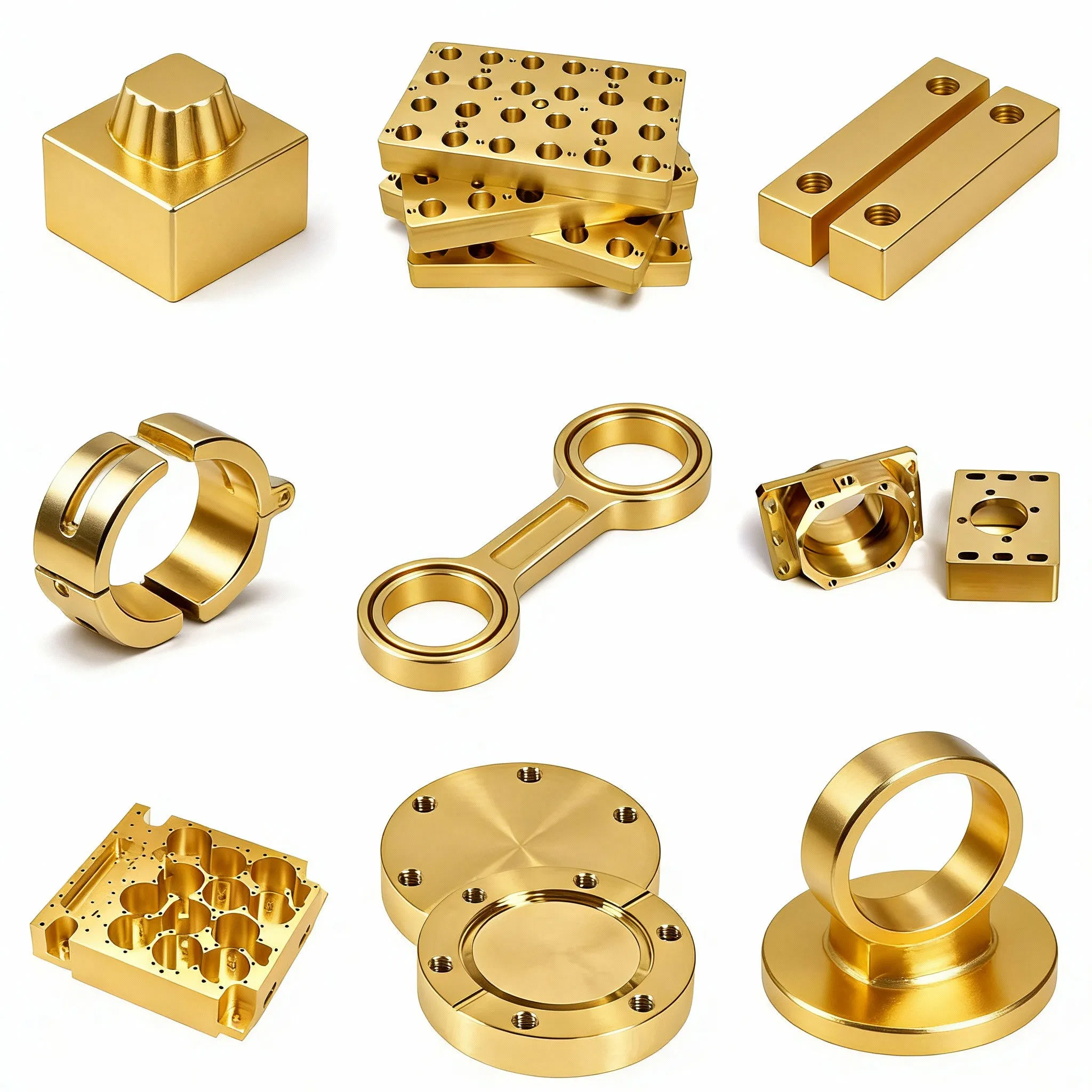 Custom High Accuracy Premium Alloy Steel Aluminum Copper Iron CNC Machined Milling Components for Precision Engineering Aerospace
