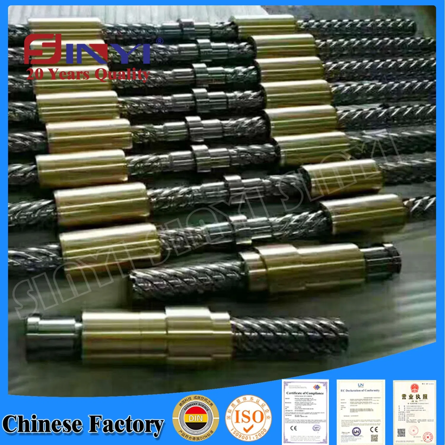 CNC Machined Shaft Wheel Molded-in Blind Threaded Inserts for Plastic, Brass Inserts Screw