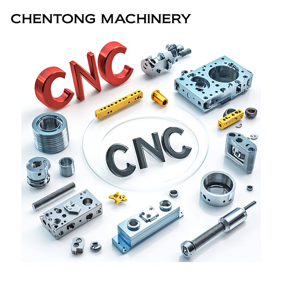 Multi-Axis Machining Parts Aluminum Titanium Alloy CNC Turning Milling Components Custom 3D Machining