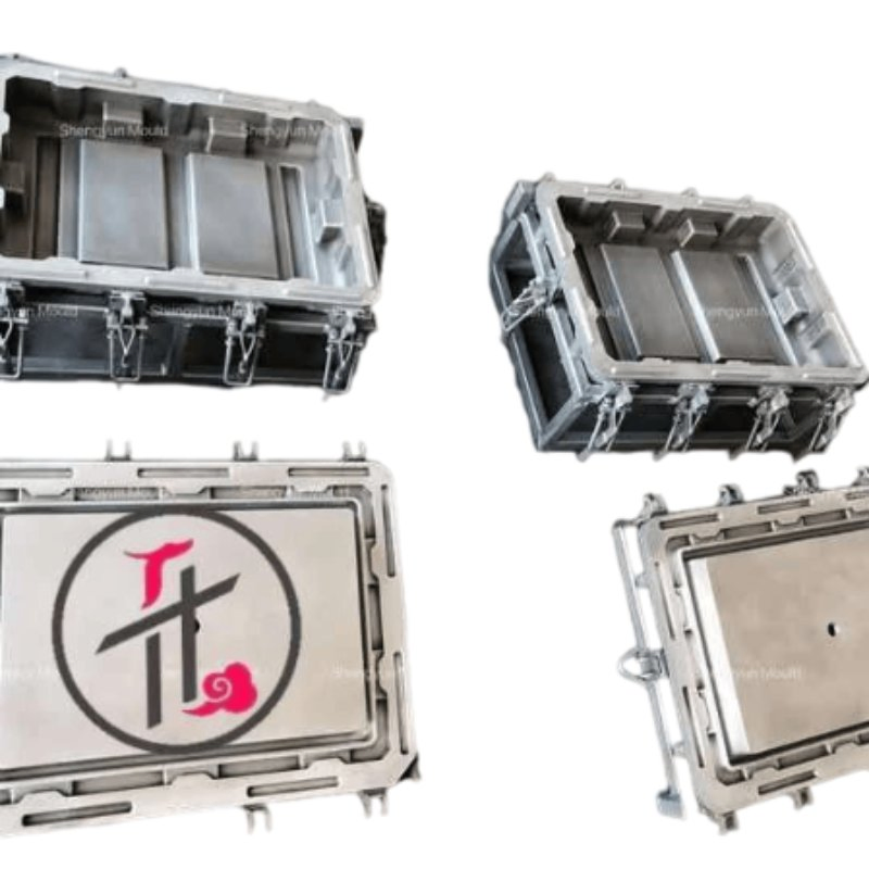 Aluminum Die Cast Rotating Moulded Case Strong Box Rotomolding Mould