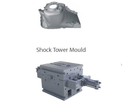 Automobile Shock Tower Shock Absorber (vacuum die casting) Mold for Auto Parts