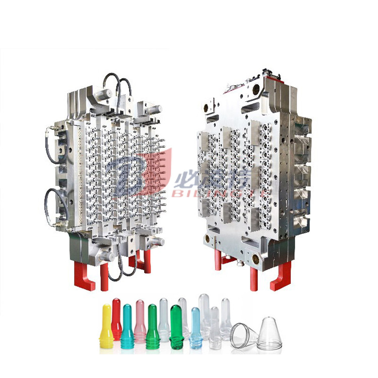 2 Cavity Pet Blow Bottle Mould 1 Lip Cavity Pet Preform Mould Pet Mould Injector Pin Manufacture