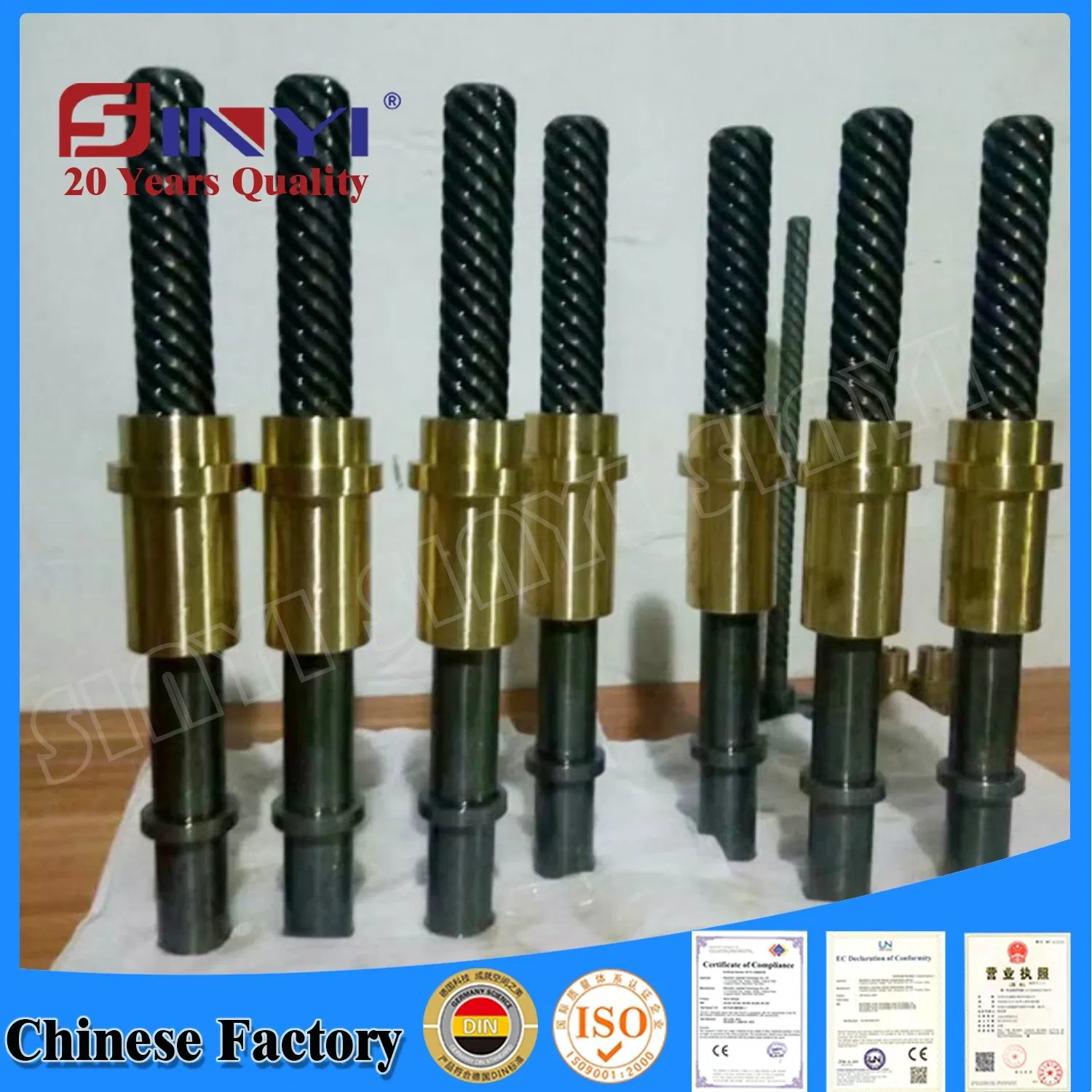 CNC Machined Shaft Wheel Molded-in Blind Threaded Inserts for Plastic, Brass Inserts Screw