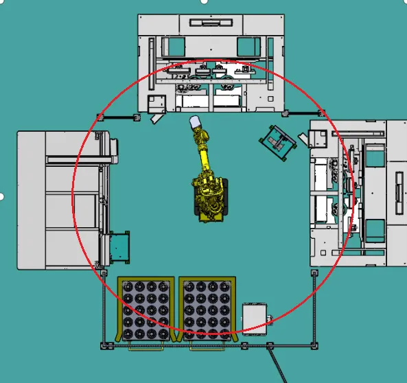 Vertical CNC Lathe Detail