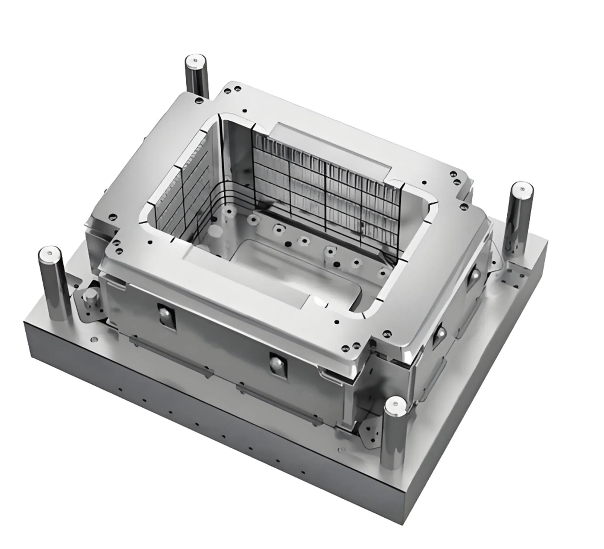 Plastic Injection Mould for Container Box Mould Caja Molde Mould