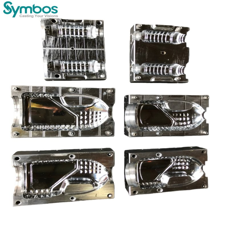 Customized Plastic Pet PP Blowing Multi-Cavity Moulding Steel Aluminum Blow Molds
