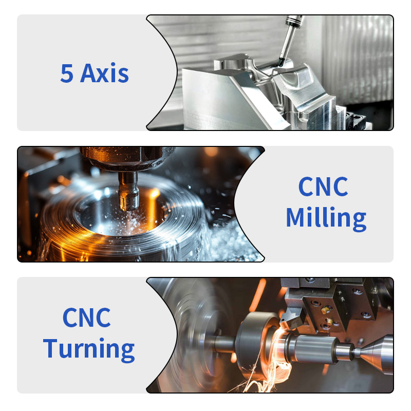 Custom CNC Milling Turning Machining Robotic Arm Component for Automated Factories