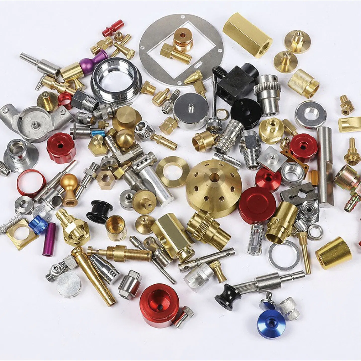 Custom Machined Brass Parts Plumbing Hardware Heavy Duty Brass Turned Parts Corrosion Resistance Car Applications CNC Components