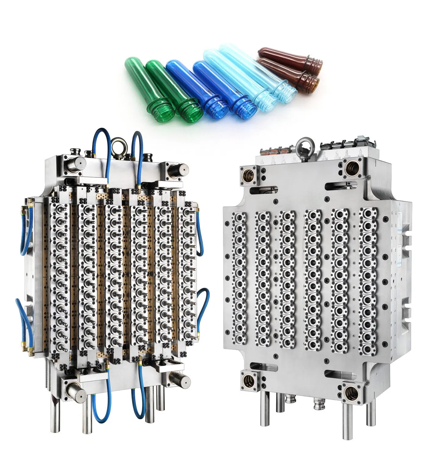 28-130mm 6g-400 Gram 4-72 Cavity 500ml Hot Runner Cosmetics Water Bottle Pet Preform Injection Mould / Wide Mouth Blow Molding Plastic Bottle Preform Mold Price